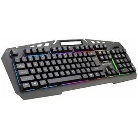 Resim Acer Okw213 Siyah Rgb Gaming Keyboard, Rainbow Backlit Klavye Kablo Uzunluğu 1,5mt 