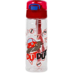 Resim Düt Düt Solo Pipetli Matara 500 ml Kırmızı 