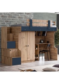 Resim Setaymobilya Ranza, Riva Ranza 2 Kapaklı Dolap Çalışma Masası-Setay Genç Odası 