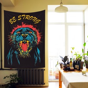 Resim Be Strong Duvar Örtüsü - 60 cm x 90 cm 
