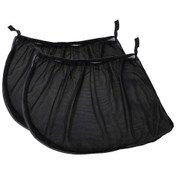 Resim 2 Adet Araç Arka Cam Güneşlik Perdesi - Uv Korumalı Ve Sivrisinek Önleyici 