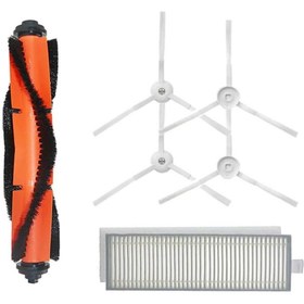 Resim Roborge Xiaomi Vacuum Mop 2in1 Essential (MJSTG1) Robot Süpürge Uyumlu 6'lı Yedek Parça Seti 