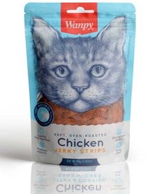 Resim Wanpy Oven Roasted Jerky Strips Yumuşak Tavuklu Kedi Ödülü 80 Gr 