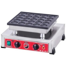 Resim Işıkgaz Silverinox Elektrikli Tekli Yuvarlak Bubble Waffle Makinesi-83529 