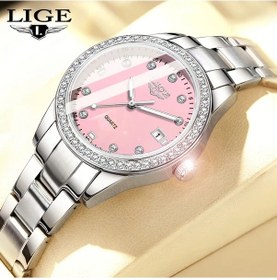 Resim Fochsia Lıge Kadın Pembe Kadın Kol Saati Kuvars Mekanizma Çelik Kordon Günlük Şık Diğer 