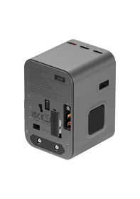 Resim Energea Travelworld Universal Gan45 1 Adet 45w Type C 2 Adet 15w Type C Ve 2 Adet 12w Usb Çıkışlı Pd Hızlı Şarj Aleti - Siyah 