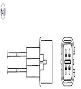 Resim NGK 97059 (OZA668-EE28) Oksijen Sensoru-(OZA668-EE28)-( Mitsubishi Mn153035 Oza668ee28 (wy378392) 