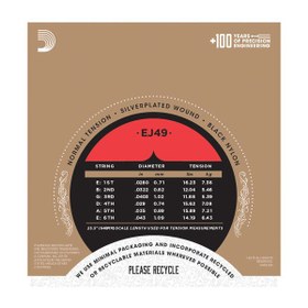 Resim D'Addario EJ49 Pro-Arte Nylon Normal Tension Klasik Gitar Teli 