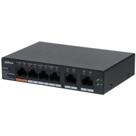 Resim CS4006-4GT-60, 4 Port, Gigabit, 4 Port PoE, 60W, + 2 Port Uplink, Cloud Yönetilebilir, Switch Dahua