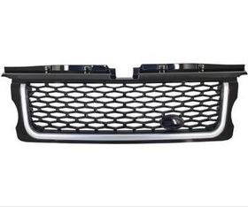 Resim Land Rover RR Sport 2005-2009 İçin Uyumlu Siyah Panjur (Gri Şeritli) 