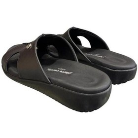 Resim Pierre Cardin Üstü Dikişli Anatomik Bayan Terlik Siyah 