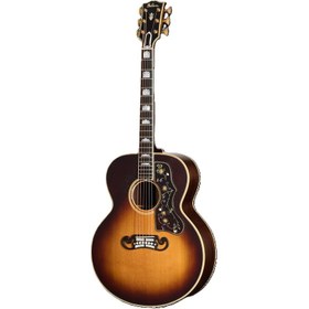 Resim Gibson Custom Pre-War SJ-200 Rosewood Elektro Akustik Gitar (Light Aged Faded Vintage Sunburst) 