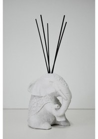 Resim Missi Gri Fil Heykel Black Vanilya Oda Kokusu 