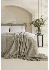 Resim Karaca Home Rosette 8 Parça Çift Kişilik Çeyiz Seti Antrasit Antrasit 