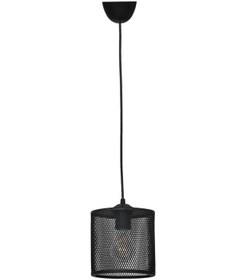 Resim Kafes Tekli Siyah Modern Sarkıt Siyah 