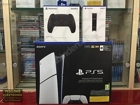 Resim Playstation 5 slim çift kol + şarj ünitesi sıfır ürün 
