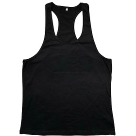 Resim Top Glory Fitness Gym Tank Top Atlet Sporcu Atleti Siyah 5031 