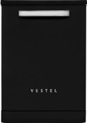 Resim Vestel BM 5001 Retro 5 Programlı 13 Kişilik Bulaşık Makinesi Siyah 