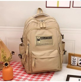 Resim Honeybeeshop Haki Yeni Model Büyük Kapasiteli Çok Bölmeli Şık Dayanıklı Spor Sırt Çantası Haki 