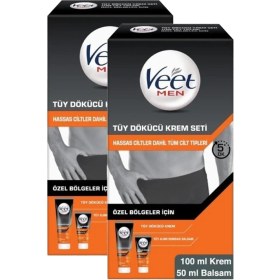 Resim Seddar Collection Veet Men Tüy Dökücü Krem Seti 100 ml + 50 ml 2 Adet 