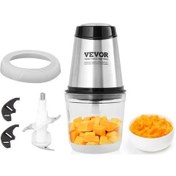 Resim Ticari Elektrikli Gıda Doğrayıcı - Vevor - Cam Hazneli Kıyma Makinesi 600 Ml 2,5 Su Bardağı 