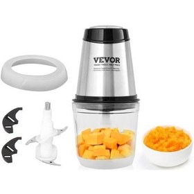 Resim Ticari Elektrikli Gıda Doğrayıcı - Vevor - Cam Hazneli Kıyma Makinesi 600 Ml 2,5 Su Bardağı 