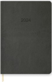 Resim 2024 Günlük Termo Deri Ajanda Gri 14 20 Eski Ajanda Gri 