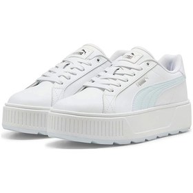 Resim Puma Karmen Kadın Spor Ayakkabı 38461517 Beyaz-su Yeşili Beyaz 