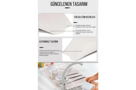 Resim Orvila Silikon Bulaşık Kurutma Matı Maxi Boy 44X33CM 