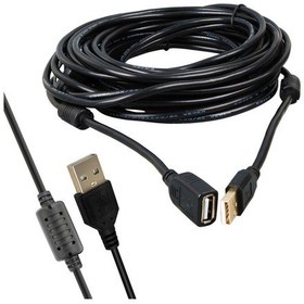 Resim Powermaster Pm-11955 Usb 2.0 Siyah Chipset 10 Metre Usb Uzatma Kablosu-184127 