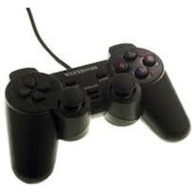 Resim Game Joypad Pc Analog Siyah Oyun Kolu Pl-2596 