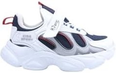 Resim M.P. 251-3408 Mpone FT Sports Casual Çocuk Günlük Ayakkabı Beyaz-Lacivert 33 