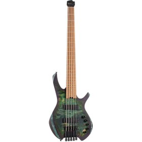 Resim Cort SPACE5SDG Headless 5 Telli Bas Gitar - Star Dust Green (Profesyonel) | 5 Telli Konfigürasyon, Başsız Tasarım Avantajı ile Mükemmel Denge, Geniş Dinamik Aralık ve Modern İcra 