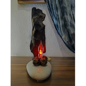 Resim Mu Art N Craft Drıftwood Aydınlatmalı Elyapımı Ev Dekoru 