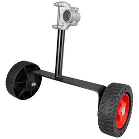 Resim Suntek Giyotin Destek Tekerlekleri Taşınabilir 28mm-şafta-uyar 