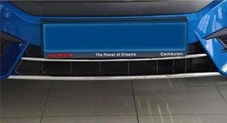 Resim Honda Civic Fc5 2016-2019 Ön Tampon Alt Nikelajı 2 Parça 