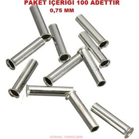 Resim Gwest İzolesiz Kablo Yüksüğü 0,75mm E 10mm 100 Li Pk. 