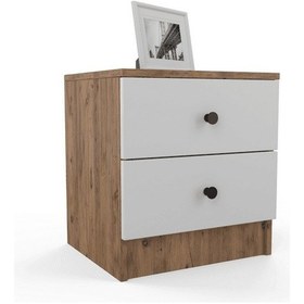 Resim Berlin Komodin - Atlas Çam - Beyaz 