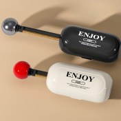 Resim 2'si 1 Arada Genişletilebilir Tüy ve Evcil Hayvan Tüyü Temizleyici - Dahili Yapışkanlı Tamburlu, Kolay Toz ve Evcil Hayvan Tüyü Temizliği için Ergonomik Saplı, Siyah & Beyaz Seçenekleri, Giysiler için Tüy Temizleyici 