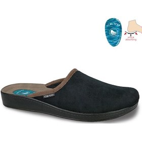 Resim Ceyo 9933 Erkek Önü Kapalı Topuk Jelli Terlik Siyah 