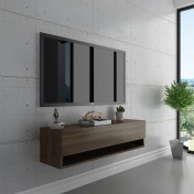 Resim Myniture Duvara Monte Tv Sehpası Ceviz S6101-2 