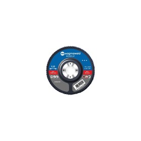Resim Magmaweld 115x22 MM Magmaflap Alüminyum Oksit (AO) 80 Kum Aşındırıcı Disk 