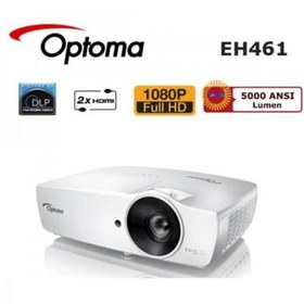 Resim OPTOMA EH461 5000 Lümen 1920x1080 Full HD DLP 3D Projeksiyon Cihazı 