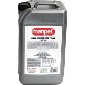 Resim Manpet Fausto Kompresör Yağı Iso 100 - 9 Lt 