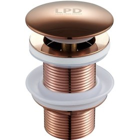 Resim Lpd Basmalı Lavabo Sifonu Bakır Kahverengi 