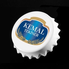 Resim İsme Özel Şık Şişe Açacağı 