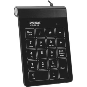 Resim Fidataeverest KB-2014 Siyah Türkçe USB Dokunmatik Keypad Klavye 