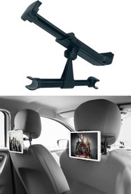 Resim Buffer Oto Koltuk Arkası Telefon Tablet Tutucu Ayarlanabilir 360 Derece Dönebilen Pratik Stand 