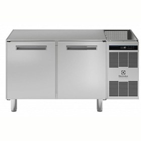 Resim Electrolux Professional 2-kapılı Tezgah Tip Derin Dondurucu 600x400 MM Tepsi Kiti -10-24°c Aısı 304 Üst Tablasız BPLEF2NN 