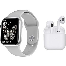 Resim BGGTech Iphone 6s Uyumlu Dtno 1 Watch 7 Pro Max Akıllı Saat + Pro 5 Bluetooth Kulaklık 